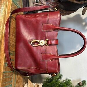 Floretine leather Dooney and Bourne satche
